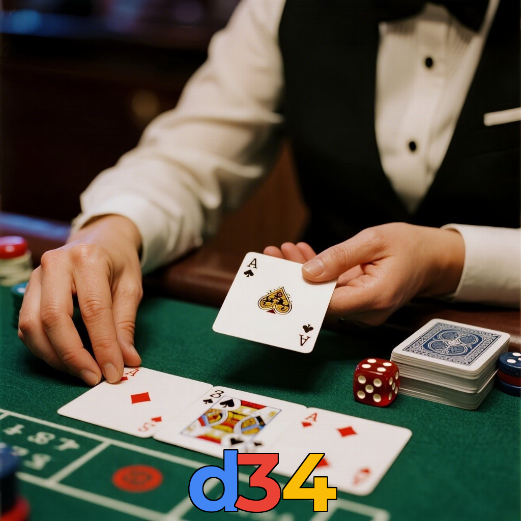 d34：Jogue blackjack, aposte no futebol e leve para casa grandes prêmios!