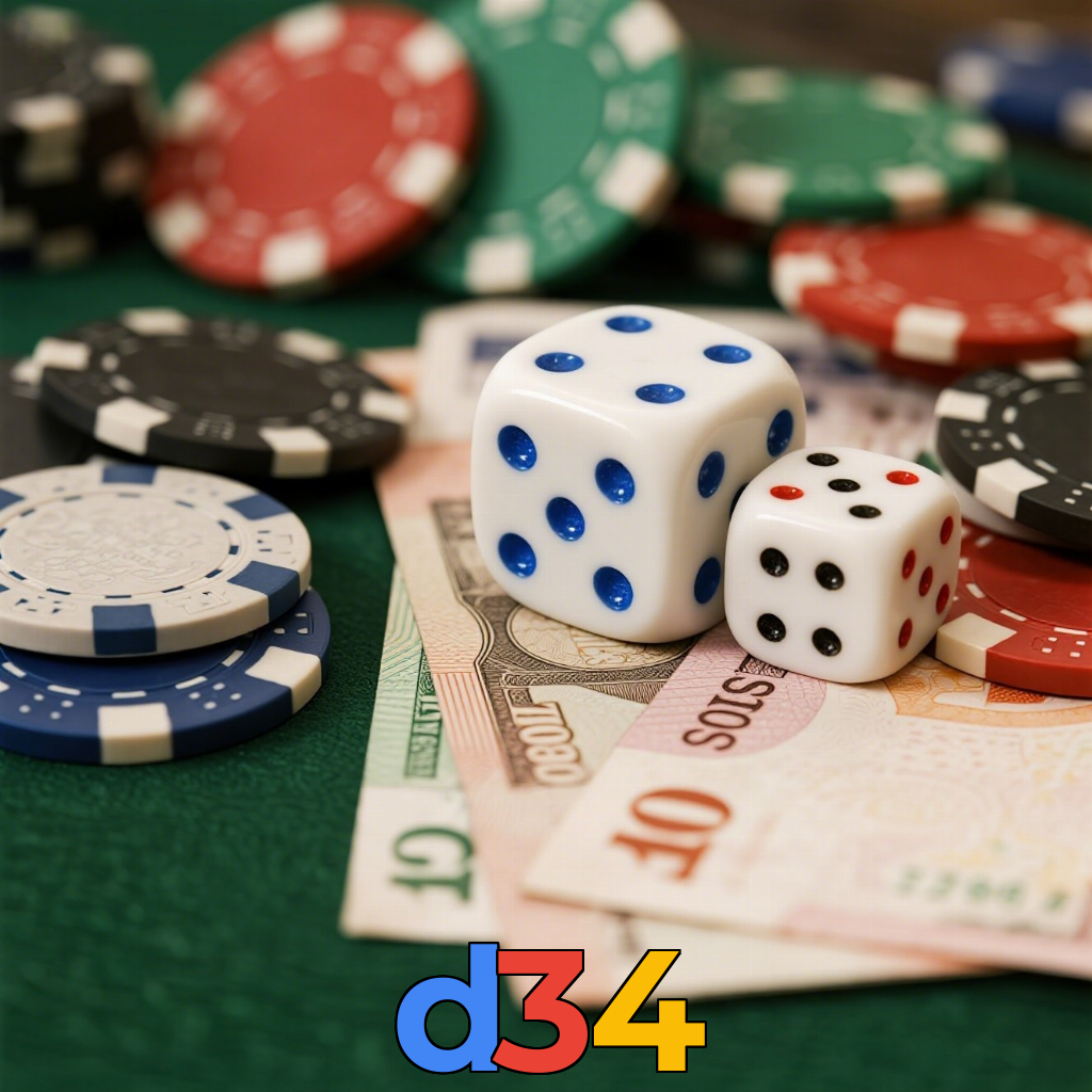 d34：O cassino perfeito para jogar poker e fazer apostas no futebol online!