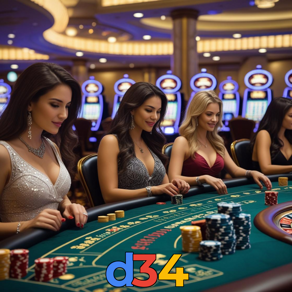 d34:Diversão total com blackjack, poker e apostas ao vivo no futebol!