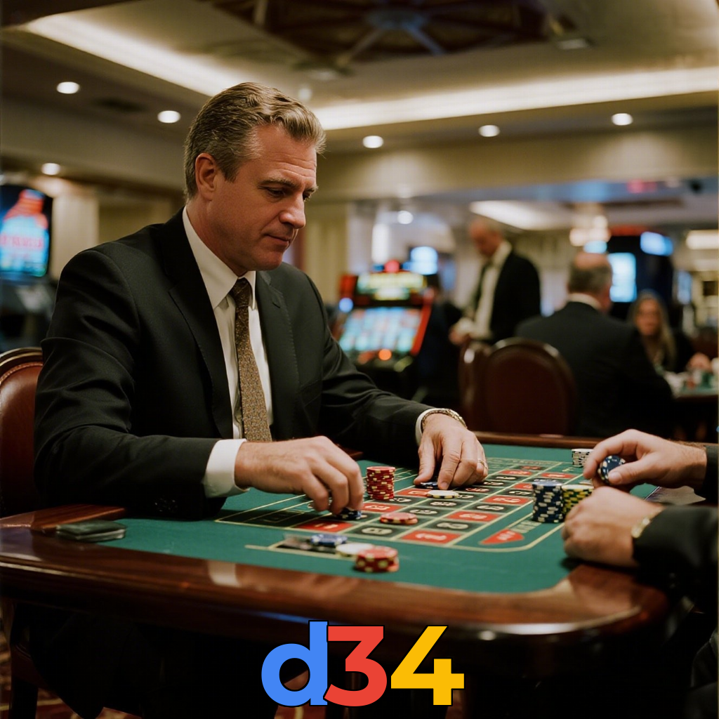 d34：Jogue roleta, blackjack e aposte no futebol no cassino mais seguro!