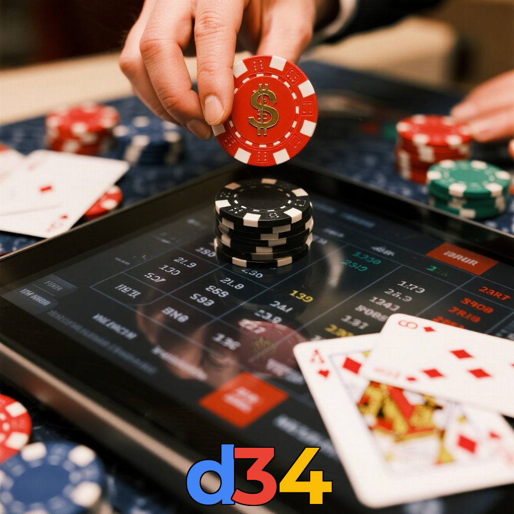 d34：O melhor cassino online do Brasil com roleta, blackjack e futebol!